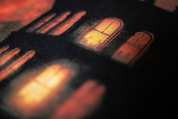 "Searing Skyline" Crew Neck Long Sleeve T-Shirt