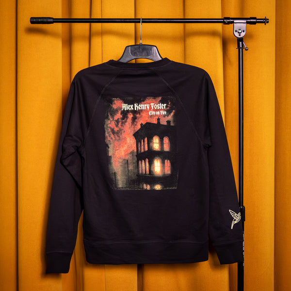 "Searing Skyline" Crew Neck Long Sleeve T-Shirt