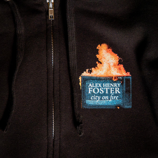 "Ignition Signal" Zipped Hoodie