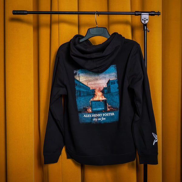 "Ignition Signal" Zipped Hoodie