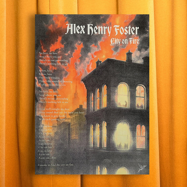 “Crimson Horizon” Silkscreen Poster