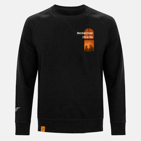 "Searing Skyline" Crew Neck Long Sleeve T-Shirt