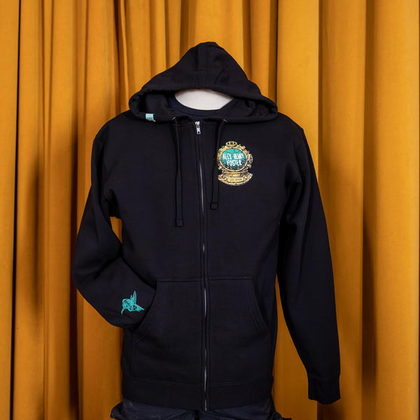 "Soul Diver" Zipped Hoodie