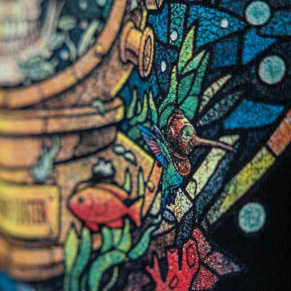 "Soul Diver" Zipped Hoodie