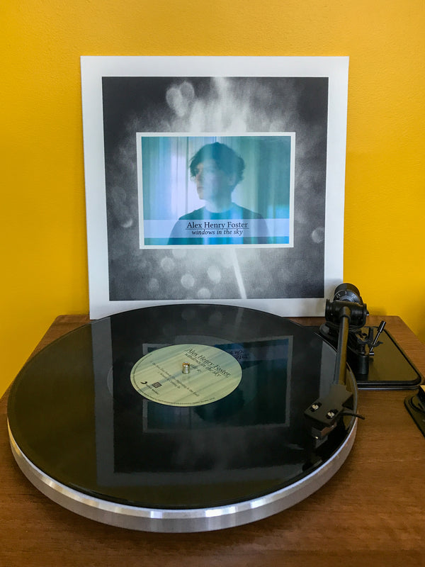 "Windows in the Sky" [ダブルLPレコード – ワイド・スパイン・シルクスクリーンカバー・黒 ]