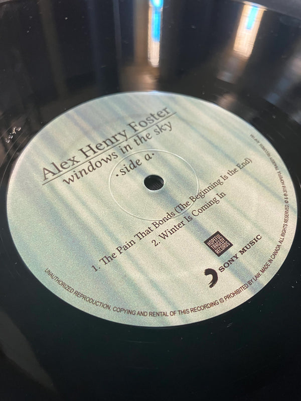 "Windows in the Sky" [ダブルLPレコード – ワイド・スパイン・シルクスクリーンカバー・黒 ]