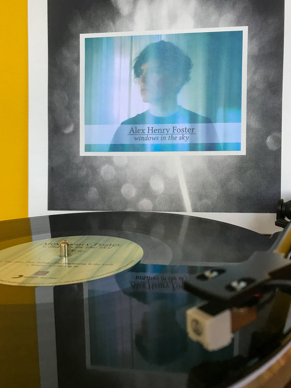 "Windows in the Sky" [ダブルLPレコード – ワイド・スパイン・シルクスクリーンカバー・黒 ]