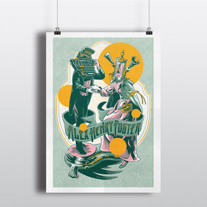 “Brighter As We Rise Up Again” Silkscreen Poster
