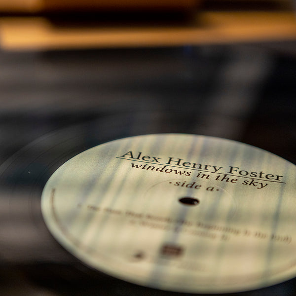 "Windows in the Sky" [ダブルLPレコード – ワイド・スパイン・シルクスクリーンカバー・黒 ]