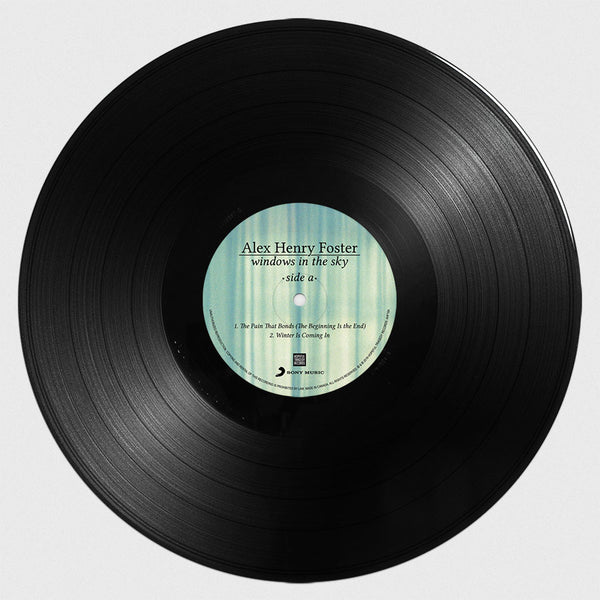 "Windows in the Sky" [ダブルLPレコード – ワイド・スパイン・シルクスクリーンカバー・黒 ]