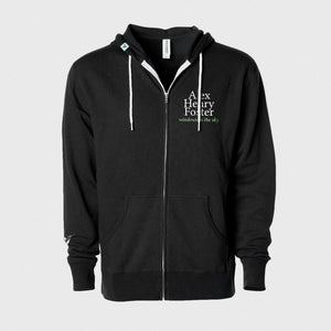 "Colors of the Invisible" Zipped Fleece Hoodie
